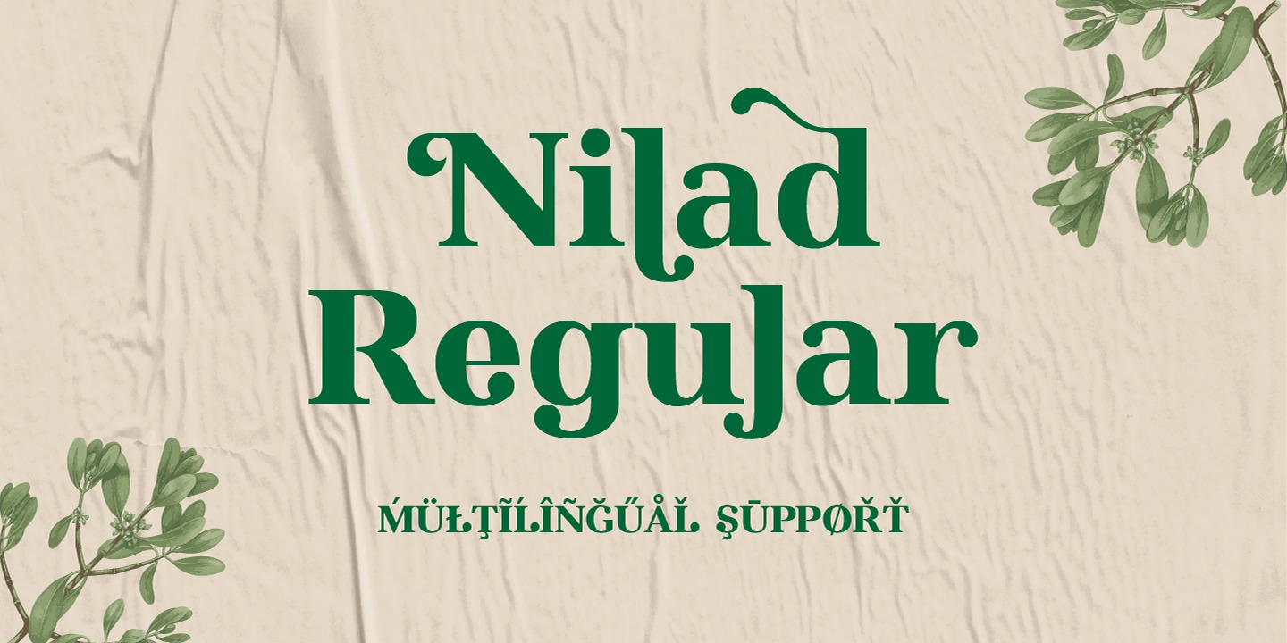 Ejemplo de fuente Nilad